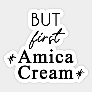 Amica Cream Sticker